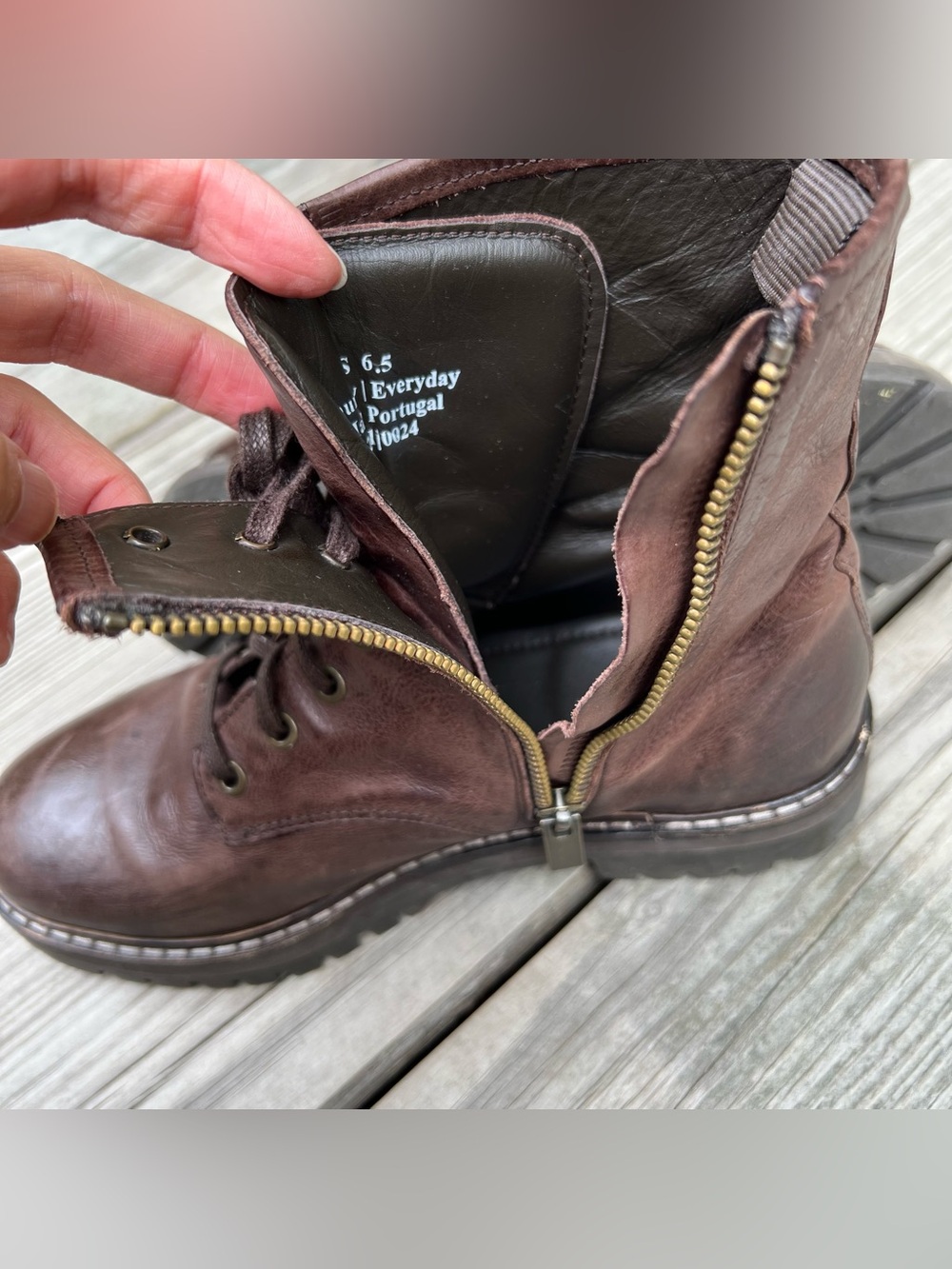Thursday Combat Boot Size 6.5 Java Brown - Picture 7 of 9